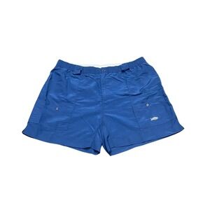 Aftco Bluewater M01 Original‎ Fishing Boating Shorts Blue Sz 46 Nylon 6" Inseam